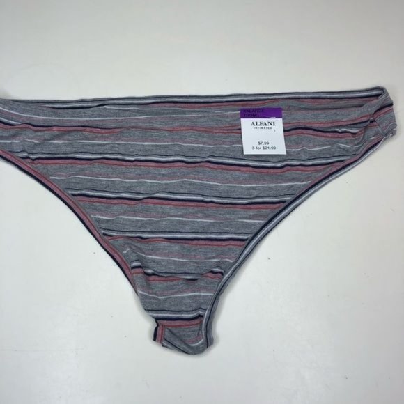 Alfani Ultra Soft Mix and Match Thong Set of 3 - Picture 6 of 11